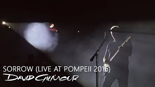 David Gilmour  Sorrow Live At Pompeii [upl. by Esoryram]