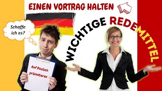 Einen Vortrag halten  Redemittel für deine Präsentation  Deutsch lernen [upl. by Igenia]