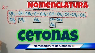 Nomenclatura de CETONAS muy fácil [upl. by Gathers]