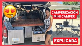 🔨 Como CAMPERIZAR UNA FURGONETA Mini Camper SIN HOMOLOGAR Y CON POCO DINERO🔝TODO EXPLICADO Y FÁCIL 😉 [upl. by Oigolue645]