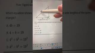 Digital SAT Math Hack Pythagorean Theorem maths satmathprep satsubject geometry [upl. by Halbeib]