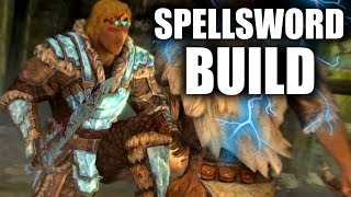 Skyrim SE Builds  The Spellsword  Warrior Mage Build [upl. by Audie]