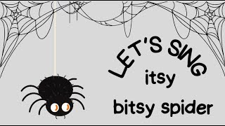 baby kids karaoke itsy bitsy spider song nursery rhyme with lyrics [upl. by Ylen]