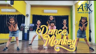 Dance Monkey Cute Kids  Ak Choreography  Ak Dance studio  Tones And I [upl. by Goldarina]