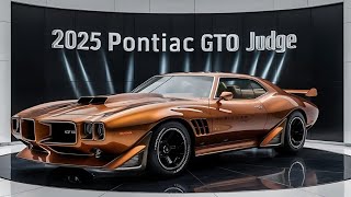 2025 Pontiac GTO Judge Review The Return of a Legend [upl. by Amelia]