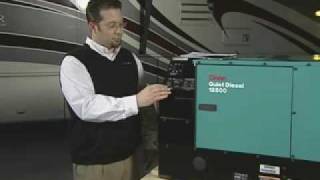 Cummins Onan  RV Products  How to retrieve fault [upl. by Esiouqrut]