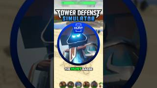 Tower Defense Simulator THE HUNT BADGE TUTORIAL [upl. by Wenona967]