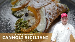 Come preparare i CANNOLI SICILIANI  Ricetta originale [upl. by Margarita]