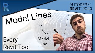 How to use Model Lines  Revit 2020 [upl. by Nnyloj]