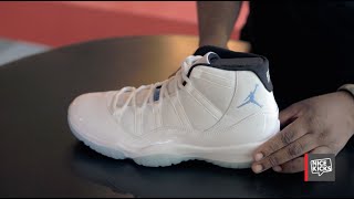 Air Jordan 11 quotLegend Bluequot  Unboxing [upl. by Genovera]