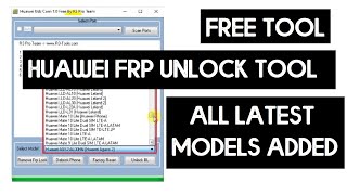 Free Tool  Huawei Com USB Tool V10 Free By R3 Pro  FRP Unlock  Debrick  Unlock Bootloader [upl. by Coriss]