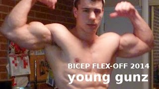 Web Biceps 2014 flex off  Young Muscle [upl. by Ahteres553]