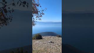 Nacional Park Galicica view to Ohrid Lake 🇲🇰 [upl. by Nyleimaj]