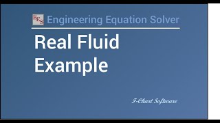 Real Fluid Property Example [upl. by Ahel]