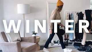 Everyday WINTER Outfits 🌧️ Timelapse Lookbook [upl. by Einnod402]