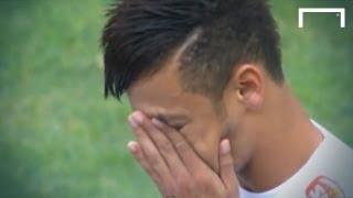 Neymar leaves Santos in tears [upl. by Bron969]