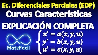 27 EDP Método de las curvas características EXPLICACIÓN COMPLETA [upl. by Cyndia]