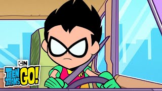 Robin Fails His Driving Test  Teen Titans Go  Cartoon Network [upl. by Ettennek]