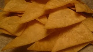 How to make TORTILLA CHIPS  SemiHomemade fresh TORTILLA CHIPS [upl. by Thorrlow]