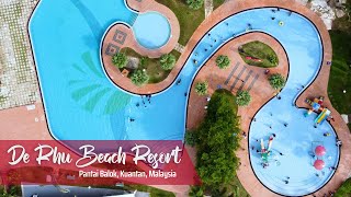 De Rhu Beach Resort Pantai Balok Beserah Kuantan Pahang Malaysia 4k video [upl. by Analrahc959]