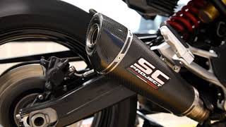 SCProject Conical Exhaust for BMW F 900 XR  R [upl. by Yelsek63]