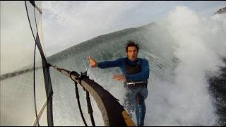 WindSurfing Wipeout with 4 knots amp 6 feet in LA21 [upl. by Greggory5]