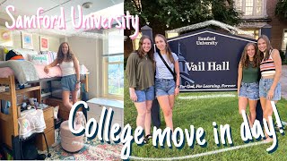 College Move in Vlog 2023 I Freshman year  Samford University I Reagan Renee [upl. by Akinet]