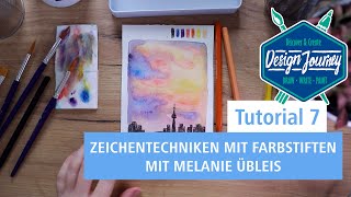 Landschaften mit unterschiedlichen Stiftarten  Tutorial 7  STAEDTLER Art Class [upl. by Htebi]