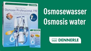 Osmose Anlage Compact 130 und Professional 190  DENNERLE [upl. by Kimbell]