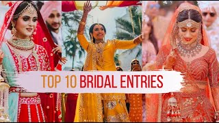 Top 10 Bridal Entry Ideas  Bridal Dance amp Solo [upl. by Nnylaf79]