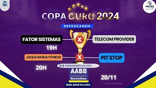 Fator Sistemas X Telecom Provider  Jaque Moda Fitness X Pit Stop  Repescagem 24ªCopa Ouro AABB BJL [upl. by Artima]