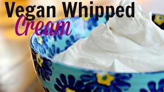 How To Vegan Whipped Cream  Healthy Tip Tuesday [upl. by Baum306]