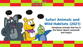 Krazy Krok Productions  Learning Safari Animals 2021  Animal Names and Sounds with Puppets [upl. by Belia812]