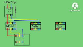 How To Install StarDeltaContactor MotorStar Delta Connection [upl. by Nylodnew385]