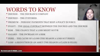 Part 1  Introduction to Insurance Test [upl. by Oir]