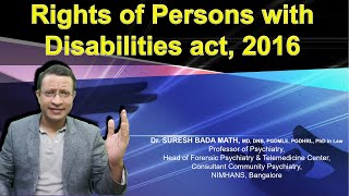 The Rights of Persons with Disability Act 2016 RPWD Act 2016 of India [upl. by Lavelle59]