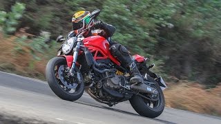 Ducati Monster 821 Review  Road Test  First Ride  ZEEGNITION [upl. by Oibaf]