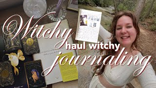 journalchat with me 🔮🖋️ witchy haul and tarot journal page [upl. by Madea]