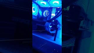 Tuf 3080 5600x build Corsair 4000x Infinity fans Lian Li Trident Z rgb [upl. by Erasaec]