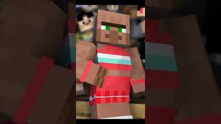 VILLAGER BECOME CHEERLEADER short minecraft minecraftanimation leejueun kiatigers funny [upl. by Anes983]