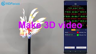 How to use 3D hologram fan software to make 3D videos [upl. by Adaynek]