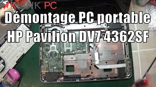 Comment démonter un PC portable HP Pavilion DV7 4362SF [upl. by Stelmach421]