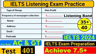 IELTS Listening Practice Test 2024 with Answers Real Exam  401 [upl. by Aikam]