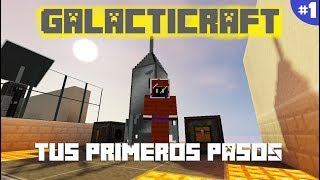 GALACTICRAFT 1122 🚀 TUTORIAL 1 PRIMEROS PASOS Y COHETE NIVEL 1  MINECRAFT MOD [upl. by Obadiah]