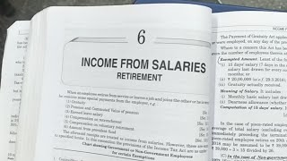 Income from Salary Retirement  Income Tax 201920  Q124  Hc mehrotra  how to calculate salary [upl. by Creighton188]