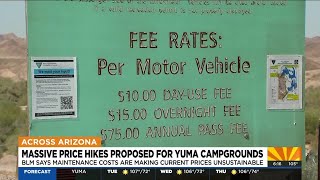 BLM proposes massive price hikes at Arizona campgrounds including in Yuma [upl. by Eiralc]