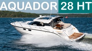 AQUADOR 28 HT  лодка немолодого контрабандиста [upl. by Sylera]