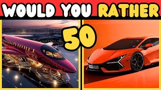 Would You Rather ULTIMATE Quiz  50 Questions [upl. by Beaudoin351]