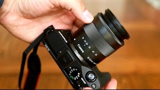 Canon EFM 1855mm f3556 IS STM lens review with samples [upl. by Menashem]