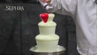 Sephra  How to Add Color to Your Chocolate Fountain [upl. by Jamesy]